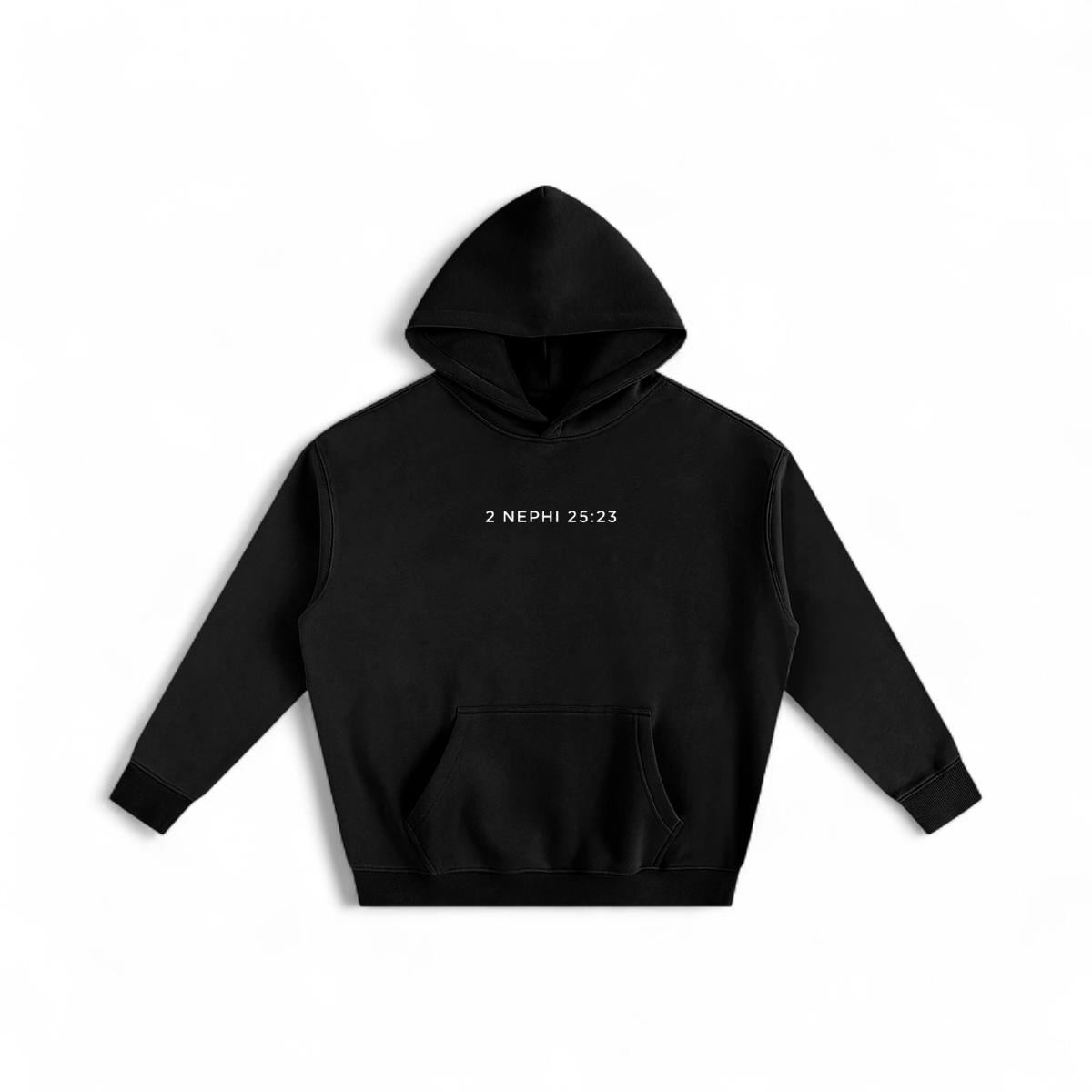 2 nephi Scripture black hoodie